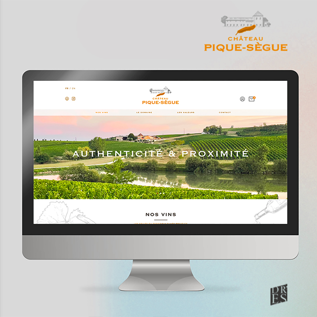 Webdesign Château Pique-Sègue