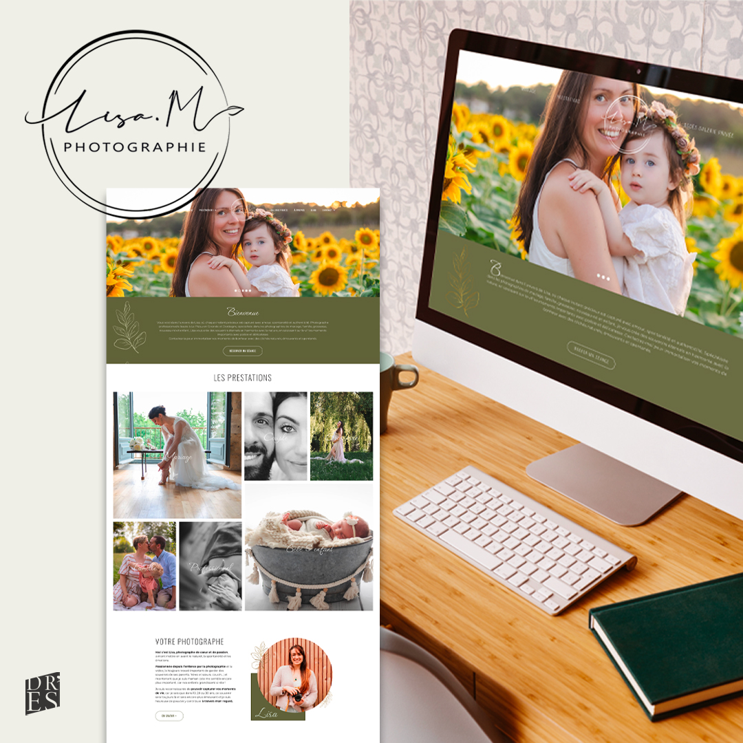 webdesign photographe lisa mazeau